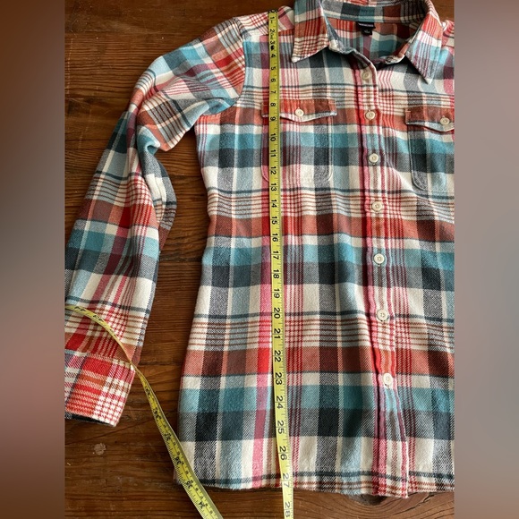 🟨🟩Patagonia Organic Cotton Flannel sz 12 🟩🟧 - Picture 6 of 8
